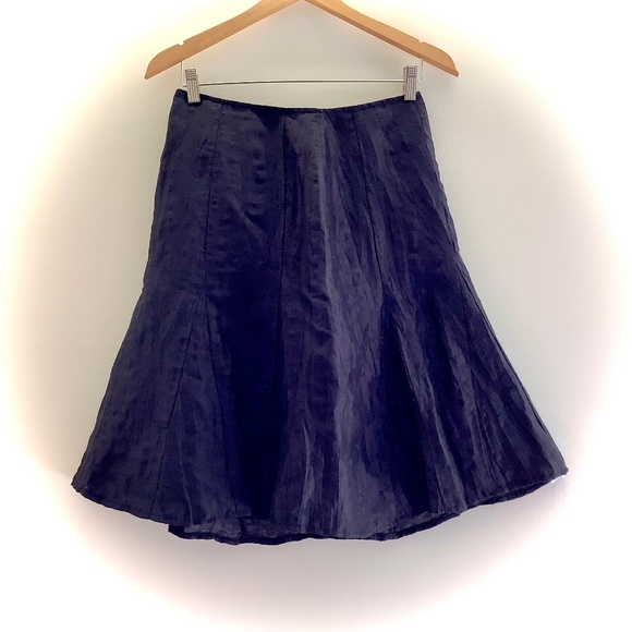 Black Crinkle Trumpet 🎺 Skirt - Picture 1 of 4